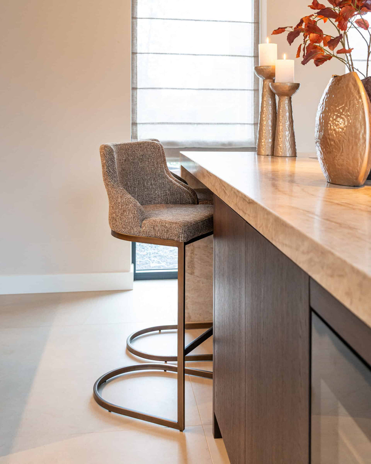 
Sedia da bar di design di alta qualità “Delphine” - Natura incantevole / 66.5 cm