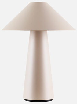 Tragbare LED Design Tischlampe „Cannes“ - Beige