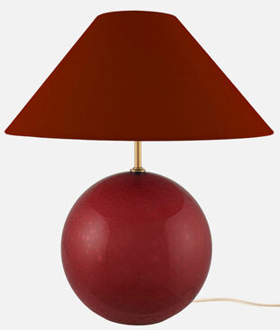 Design Tischlampe „Iris 35“ - Burgundrot