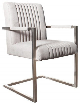 Cantilever armchair "Astone" - Light Grey