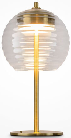 LED Design Tischlampe „Mystic“, Gold