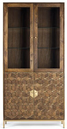 Design display cabinet "Bora Bora" 2-door, 200 x 98 cm