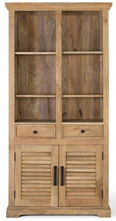 Solid display cabinet "Venecia" 2-door, 180 x 90 cm