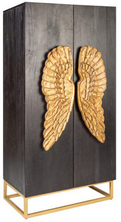 Design highboard "Angel" from solid wood - 140 x 70 cm