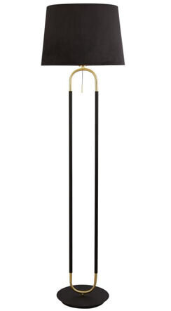 Design Stehlampe „Jazz“ Schwarz/Gold