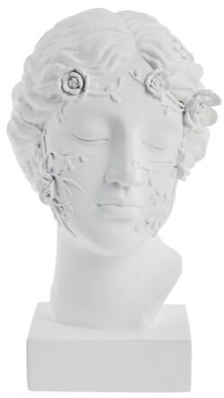 Decorative bust "Sielle" - White