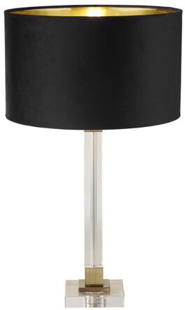 Elegante Design Tischlampe „Scarborough“, Schwarz/Gold