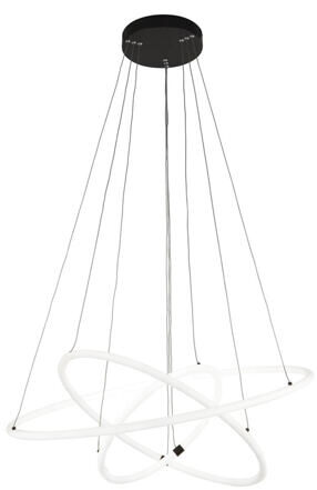 LED design pendant lamp "Revolve" - 3 rings