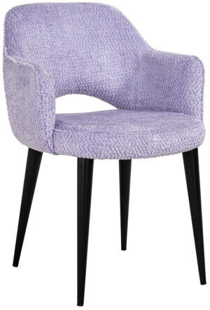 Design chair "Giovanna" with armrests, Lovely Lavender