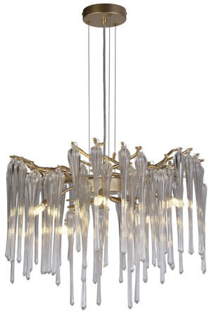 Dimmable design hanging lamp "Heritage" 5-light