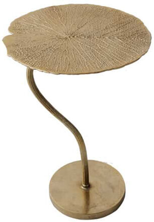 Leaf Gold" side table Ø 40 / H 59 cm