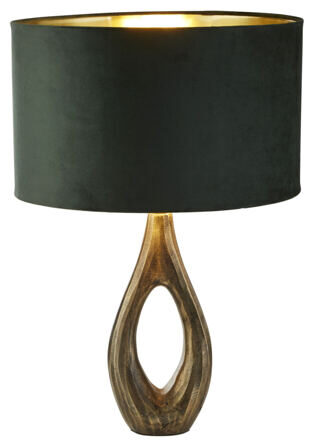 Elegante Design Tischlampe „Bucklow“ Ø 40 x 46 cm, Grün