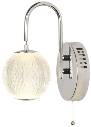 LED Design Wandlampe „Allure“ - Silber