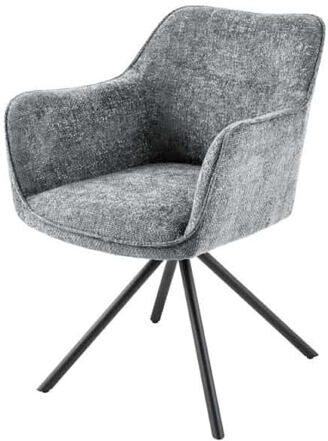 Swivel design chair "Valencia" - Grey textured fabric 



Archived