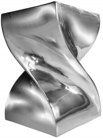 Twist Silver" side table 30 x 45 cm