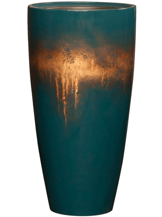 Tall flower pot "Vogue Amfi Sensation" Ø 40 x 75 cm - Aqua Blue
