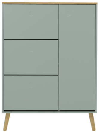 Shoe cabinet "Dot" 128 x 94 cm - Silvia matt