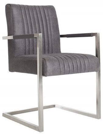 Cantilever armchair "Astone" - Grey