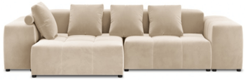 Flexible big sofa "Margo" 340 x 170 cm - velvet