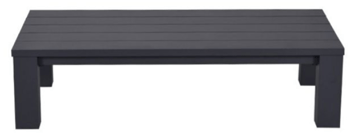 Garden Lounge Table "Plaza" 140 x 70 cm - Carbon Black