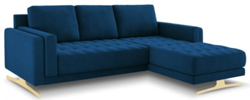 Design-Ecksofa „Kelso“ Königsblau 242 x 164 cm