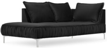 Design chaise longue "Jardanite" Black