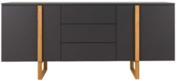 Sideboard Birka Anthracite 177 x 78 cm