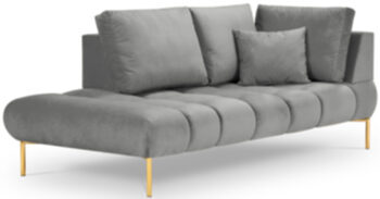 Design chaise longue "Malvin" - gray