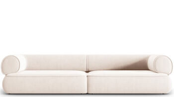 4-seater designer sofa "Lily" with chenille cover