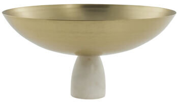 Elegant marble design bowl "Ellivia", large