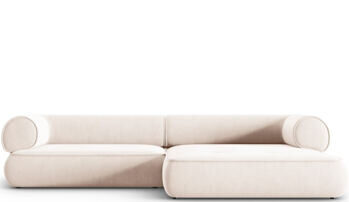 4-seater corner sofa "Lily" chenille right