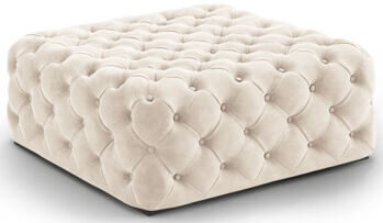 Design Sitzpouf „Loge“ 102x102. cm, Samtbezug