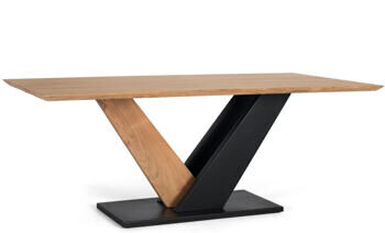 Solid design dining table "Novox" 200 x 100 cm