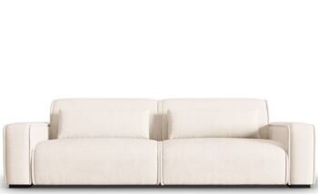 4-seater design sofa "Lina", textured fabric