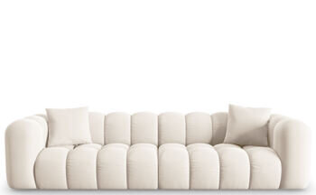 5-seater design sofa "Halley", velvet upholstery