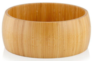 Serving bowl "Bamboo" bamboo wood Ø 24.5 x 10 cm