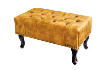 Design Sitzbank „Chesterfield“ Senfgelb