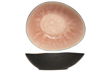 Oval soup plate "Laguna Old Rose" 20 x 16.5 cm