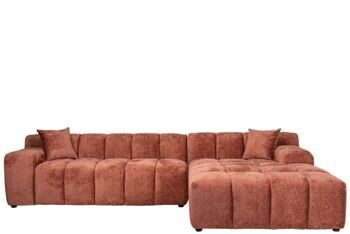 Design Ecksofa „Cube“ mit Eckteil rechts, Blush Fusion