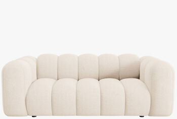 2-Sitzer Design Modul Sofa „Lupine“ - Chenille-Bezug