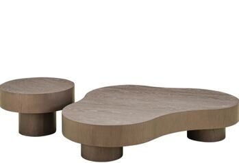 Design Couchtisch Set „Boger“ 143 x 95 cm, Bronze