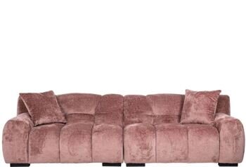 4-Sitzer Designsofa „Charelle“ Rose Chenille