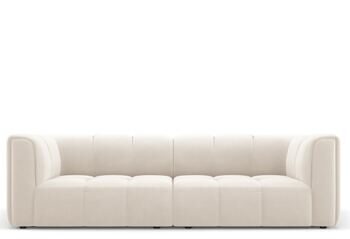 3-Sitzer Design Sofa „Adams“, Samtbezug