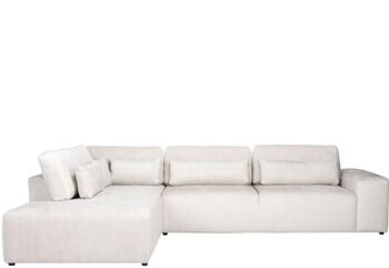 Large design corner sofa "Lund" with corner section on the left