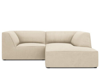 3-seater corner sofa "Sao" 186 x 180 cm, with corduroy cover - corner part right