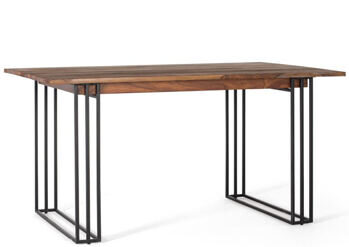 Solid design dining table "Varanasi", 150 x 90 cm