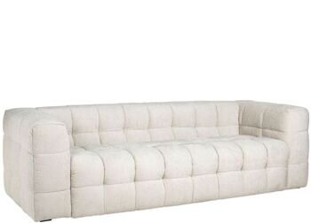 3-Sitzer Design Sofa „Merrol“ Cream Fusion