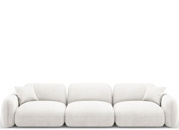 4-Sitzer Designer Sofa „Lucien“ - Samtbezug Bubble