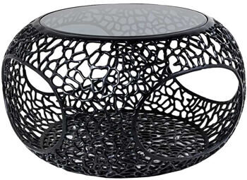 Design Couchtisch „Spin Black“ Ø 74 cm