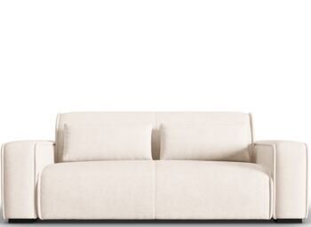 3-seater design sofa "Lina", textured fabric